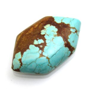 29.130 Carats Number 8 Turquoise Cabochon Authentic #8 Natural USA Nevada Gemstone Hand Cut Handmade Lisajoy Sachs Use in Jewelry Vintage