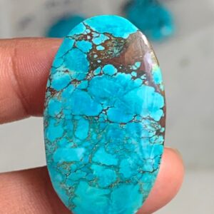 Natural Turquoise Gemstone, Oval Shape Cabochons, 25/35 Mm Top Grade Calibrated Sizes Loose Gemstone For Jewelry, Wholesale Price