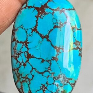Natural Tibetan Turquoise Smooth Oval Flat Back Gemstone Cabochons, Size 25/40 Mm Turquoise Cabochons High Quality Loose Gemstone