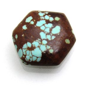 Number 8 Turquoise Cabochon Authentic #8 Natural USA Nevada Gemstone Designer Hand Cut Handmade Lisajoy Sachs For Use in Jewelry Vintage