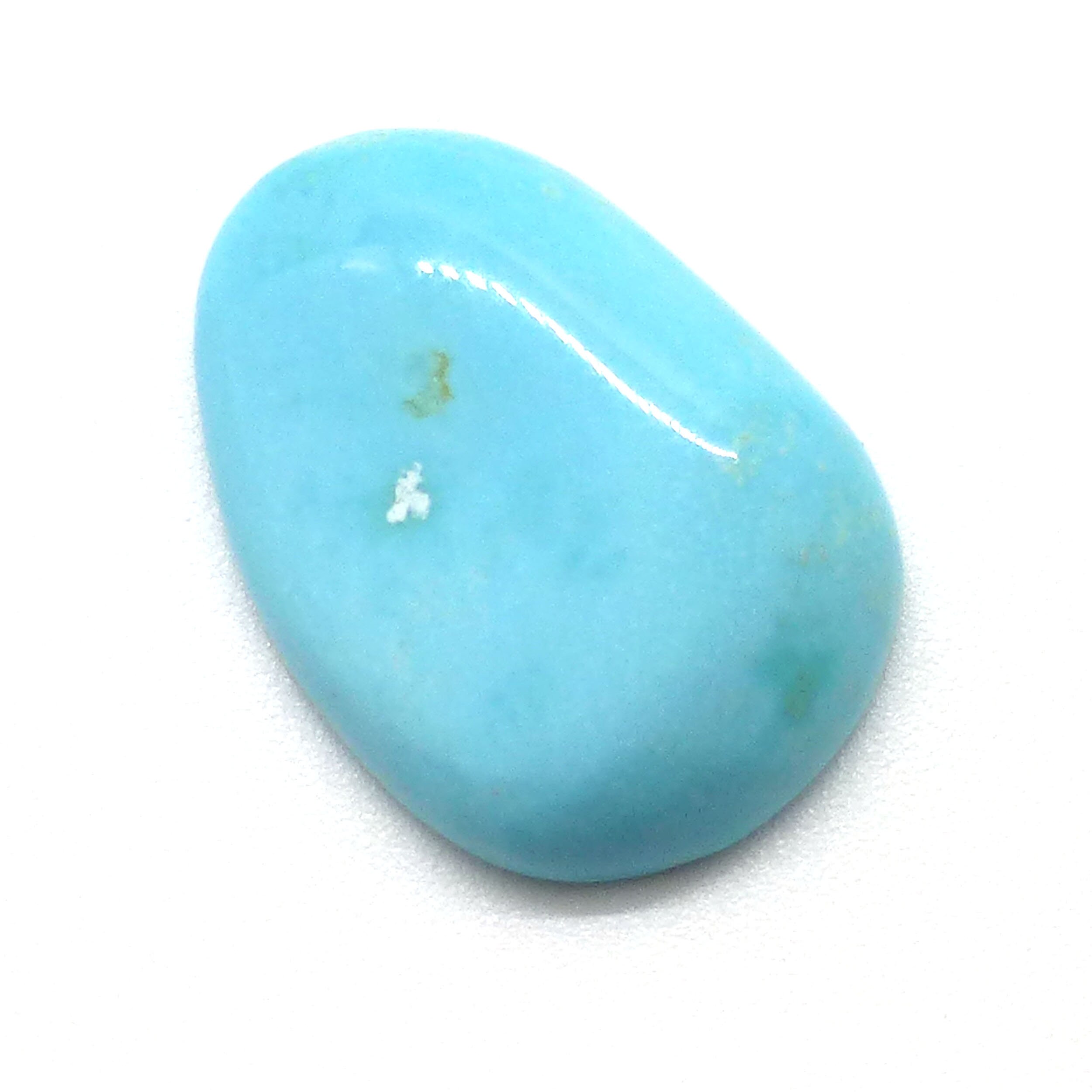 Number 8 Turquoise Cabochon Authentic #8 Natural Usa Nevada Gemstone Designer Hand Cut Handmade Lisajoy Sachs For Use In Jewelry Vintage