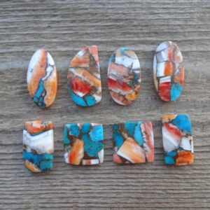 Turquoise Oyster Copper Man-made Cabochon