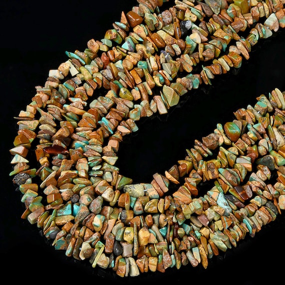 Natural Rough Brown Turquoise Gemstone 4-8mm Pebble Nugget Chip Loose Beads Bulk Lot 1,2,6,12 And 50 (d429) Natural Rough Brown Turquoise Gemstone 4-8mm Pebble Nugget Chip Loose Beads Bulk Lot 1,2,6,12 And 50 (d429)