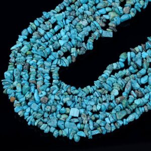 Natural Rough Blue Turquoise Gemstone 4-7MM Pebble Nugget Chip Loose Beads BULK LOT 1,2,6,12 and 50 (D430) Natural Rough Blue Turquoise Gemstone 4-7MM Pebble Nugget Chip Loose Beads BULK LOT 1,2,6,12 and 50 (D430)