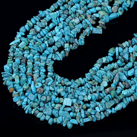 Natural Rough Blue Turquoise Gemstone 4-7mm Pebble Nugget Chip Loose Beads Bulk Lot 1,2,6,12 And 50 (d430) Natural Rough Blue Turquoise Gemstone 4-7mm Pebble Nugget Chip Loose Beads Bulk Lot 1,2,6,12 And 50 (d430)