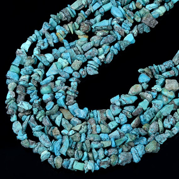 Natural Rough Blue Turquoise Gemstone 5-8mm Pebble Nugget Chip Loose Beads Bulk Lot 1,2,6,12 And 50 (d430) Natural Rough Blue Turquoise Gemstone 5-8mm Pebble Nugget Chip Loose Beads Bulk Lot 1,2,6,12 And 50 (d430)