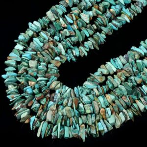 Natural Blue Green Turquoise Gemstone Pebble Nugget Chip 8-16MM 10-17MM 20-26MM Loose Beads BULK LOT 1,2,6,12 and 50 (D433) Natural Blue Green Turquoise Gemstone Pebble Nugget Chip 8-16MM 10-17MM 20-26MM Loose Beads BULK LOT 1,2,6,12 and 50 (D433)