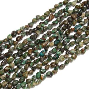 Natural Green Turquoise Gemstone Pebble Nugget Chip 5-7MM Loose Beads BULK LOT 1,2,6,12 and 50 (D610) Natural Green Turquoise Gemstone Pebble Nugget Chip 5-7MM Loose Beads BULK LOT 1,2,6,12 and 50 (D610)