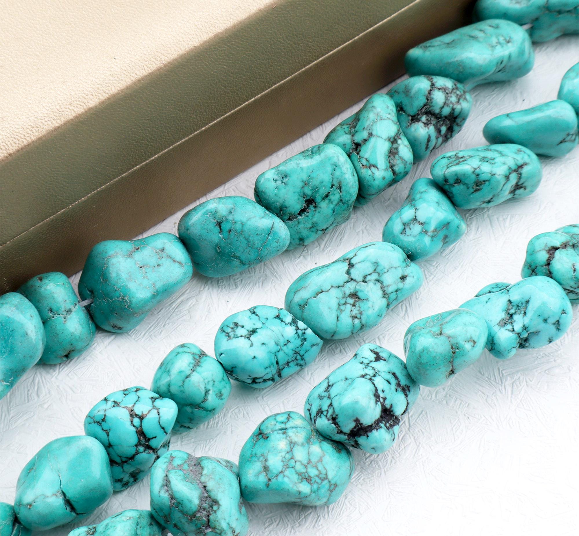 14-17x16-25mm Turquoise Nugget Beads, Green Turquoise Beads, Gemstone Beads For Diy Necklace Bracelet, Jewelry Supplies--16 Inches--st001 14-17x16-25mm Turquoise Nugget Beads, Green Turquoise Beads, Gemstone Beads For Diy Necklace Bracelet, Jewelry Supplies--16 Inches--st001