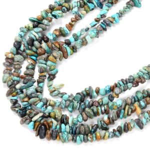 6-8MM Natural Turquoise Gemstone Pebble Nugget Chip Loose Beads BULK LOT 1,2,6,12 and 50 (D186) 6-8MM Natural Turquoise Gemstone Pebble Nugget Chip Loose Beads BULK LOT 1,2,6,12 and 50 (D186)