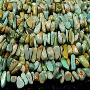 Genuine Natural Turquoise Blue Green Gemstone 10-14mm Pebble Nugget Chip Loose Beads (d432) Genuine Natural Turquoise Blue Green Gemstone 10-14mm Pebble Nugget Chip Loose Beads (d432)