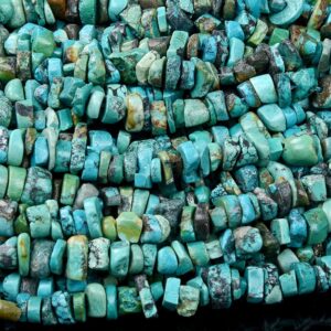 Genuine Natural Turquoise Blue Green Gemstone Pebble Nugget Slice Chip 4MM 7-9MM 8-10MM Loose Beads (D428) Genuine Natural Turquoise Blue Green Gemstone Pebble Nugget Slice Chip 4MM 7-9MM 8-10MM Loose Beads (D428)