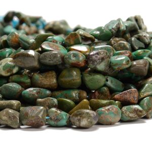 Natural Green Turquoise Gemstone Pebble Nugget Chip 6-9mm 9-12mm 13-21mm Loose Beads (d610) Natural Green Turquoise Gemstone Pebble Nugget Chip 6-9mm 9-12mm 13-21mm Loose Beads (d610)