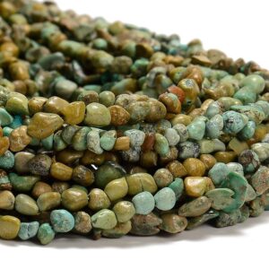 Natural Green Turquoise Gemstone Pebble Nugget Chip 4-5mm Loose Beads 14 Inch Full Strand (80019981-d608) Natural Green Turquoise Gemstone Pebble Nugget Chip 4-5mm Loose Beads 14 Inch Full Strand (80019981-d608)