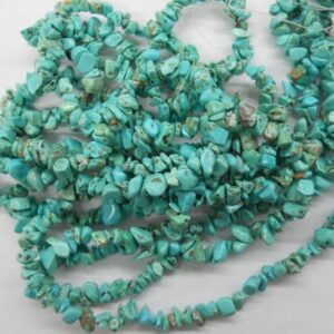 turquoise chip stone, small size, 5-8mm nugget stone, 32 inch long turquoise chip stone, small size, 5-8mm nugget stone, 32 inch long