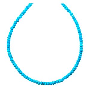 Turquoise Necklace Beaded 14k Gold Filled Or Sterling Silver Solid Strand Faceted 18 Inch Aaa Rich Blue Simple Dainty Design Turquoise Necklace Beaded 14k Gold Filled Or Sterling Silver Solid Strand Faceted 18 Inch Aaa Rich Blue Simple Dainty Design