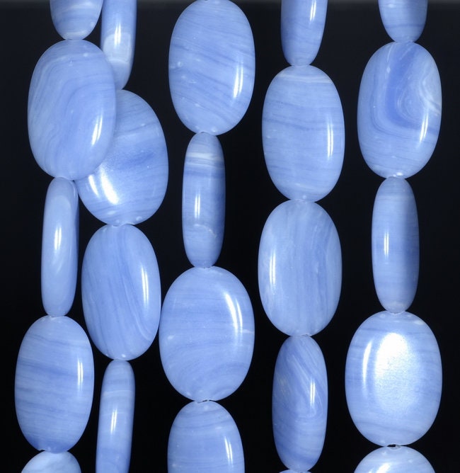 18x13mm Blue Matrix Turquoise Gemstone Oval Loose Beads 15.5 Inch Full Strand (90183177-a146)