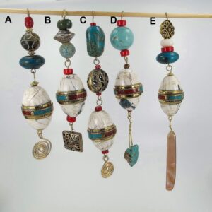 Tibetan Tassel. Gemstone Tassel pendant. Antique Conch shell. Coral. Turquoise. Collectors' piece Tibetan Tassel. Gemstone Tassel pendant. Antique Conch shell. Coral. Turquoise. Collectors' piece