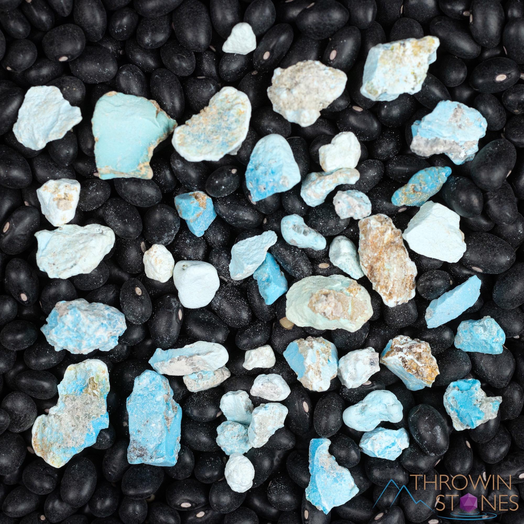 Raw Turquoise Chips, Nuggets  :  Grade B Sleeping Beauty Rough, Inlay, Jewelry Making, E2202