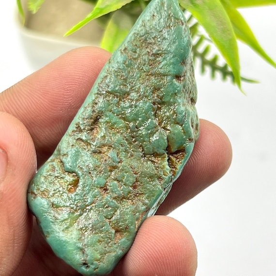 Raw Kingman Turquoise Specimen, Arizona Turquoise Rough (91.95 Carat)