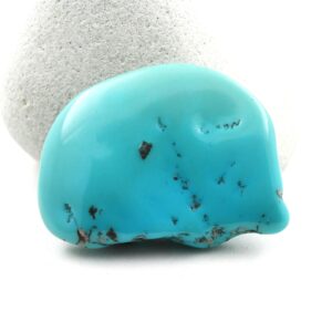 Natural Turquoise Loose Rough Gemstone, Sleeping Beauty Arizona Mine, 57.70ct, 28x34mm