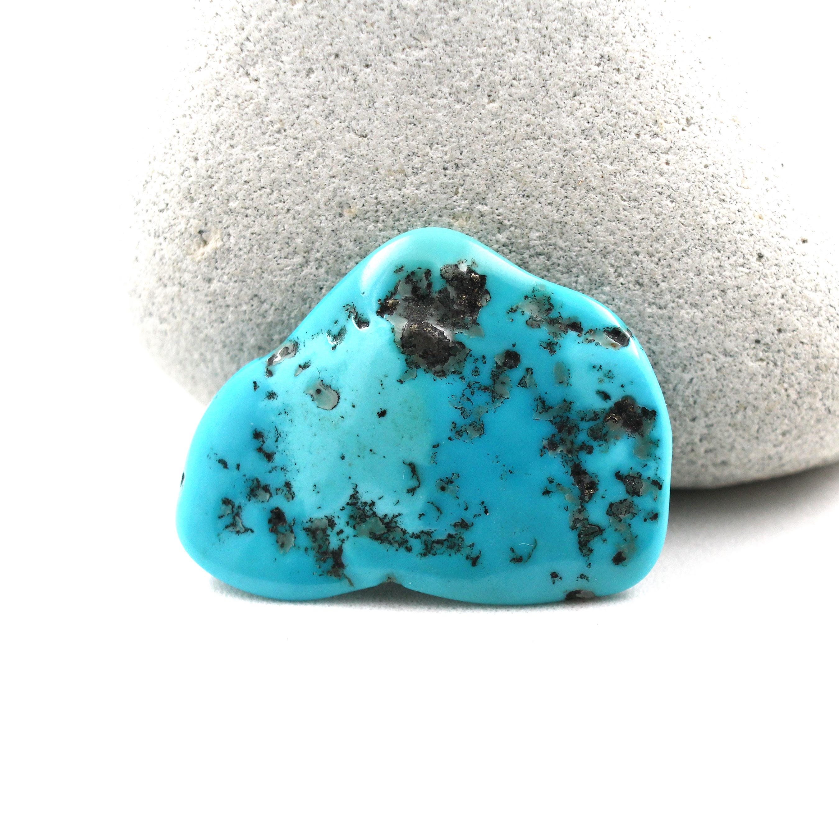 Sleeping Beauty Turquoise Nugget Freeform Stone 15.25ct Natural Loose Rough Gemstone 21x28mm