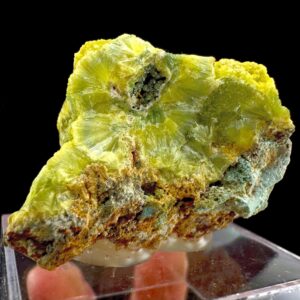 Wavellite With Turquoise | Green Crystal Cluster, Mineral Specimen From Spain