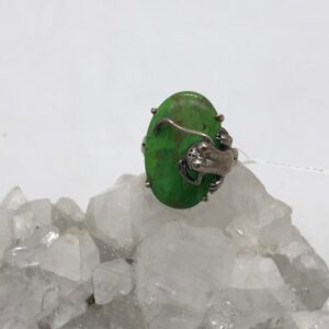 Frog Green Turquoise Ring, Size 6 Frog Green Turquoise Ring, Size 6