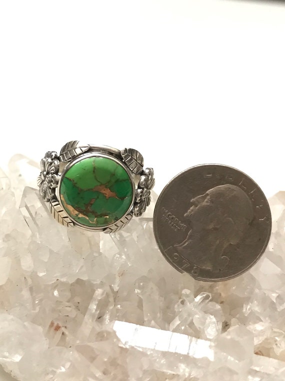 Green Turquoise Ring Size 9 Green Turquoise Ring Size 9