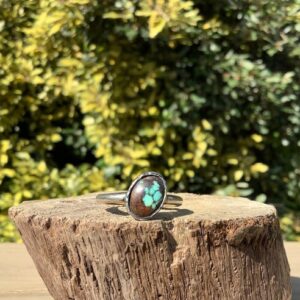 Turquoise Silver Ring, Oval Gemstone, Women’s December Birthstone Jewellery Turquoise Silver Ring, Oval Gemstone, Women’s December Birthstone Jewellery
