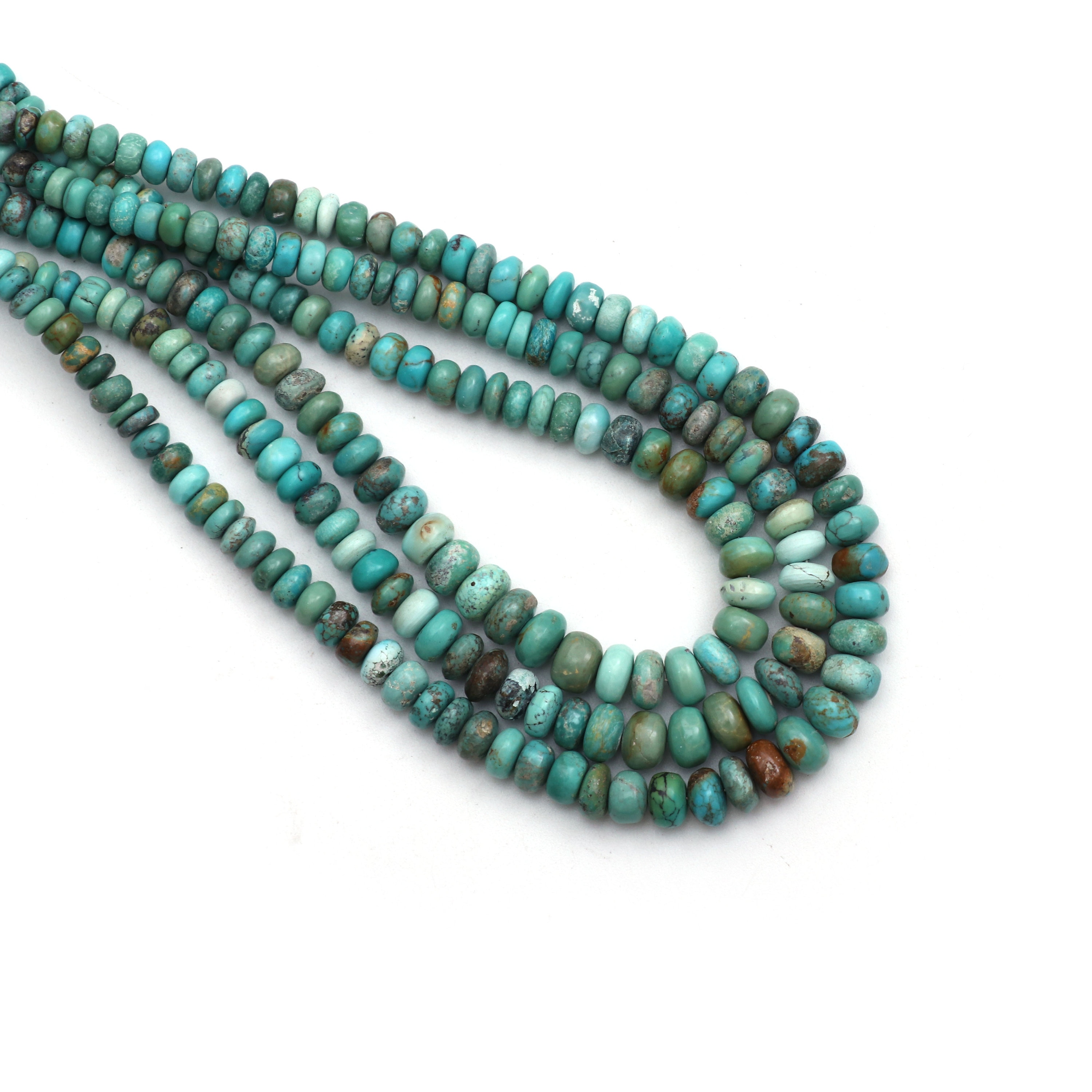 Turquoise Smooth Rondelle Beads, 3.5 Mm To 7 Mm, Turquoise Jewelry Making Beads, Plain Turquoise, 8 Inch / 18 Inch Strand, Price Per Strand Turquoise Smooth Rondelle Beads, 3.5 Mm To 7 Mm, Turquoise Jewelry Making Beads, Plain Turquoise, 8 Inch / 18 Inch Strand, Price Per Strand