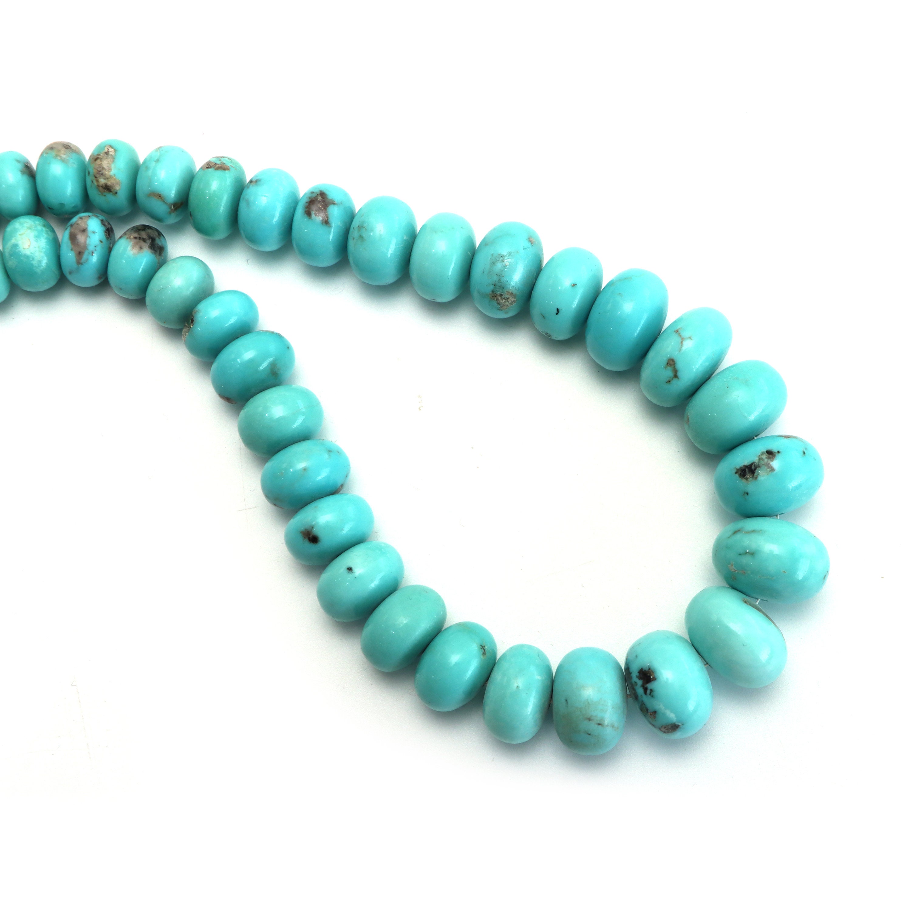 Turquoise Smooth Rondelle Beads, 9.5 Mm To 20 Mm, Turquoise Jewelry Making Beads, Handmade Jewelry, 20 Inches Full Strand, Price Per Strand Turquoise Smooth Rondelle Beads, 9.5 Mm To 20 Mm, Turquoise Jewelry Making Beads, Handmade Jewelry, 20 Inches Full Strand, Price Per Strand