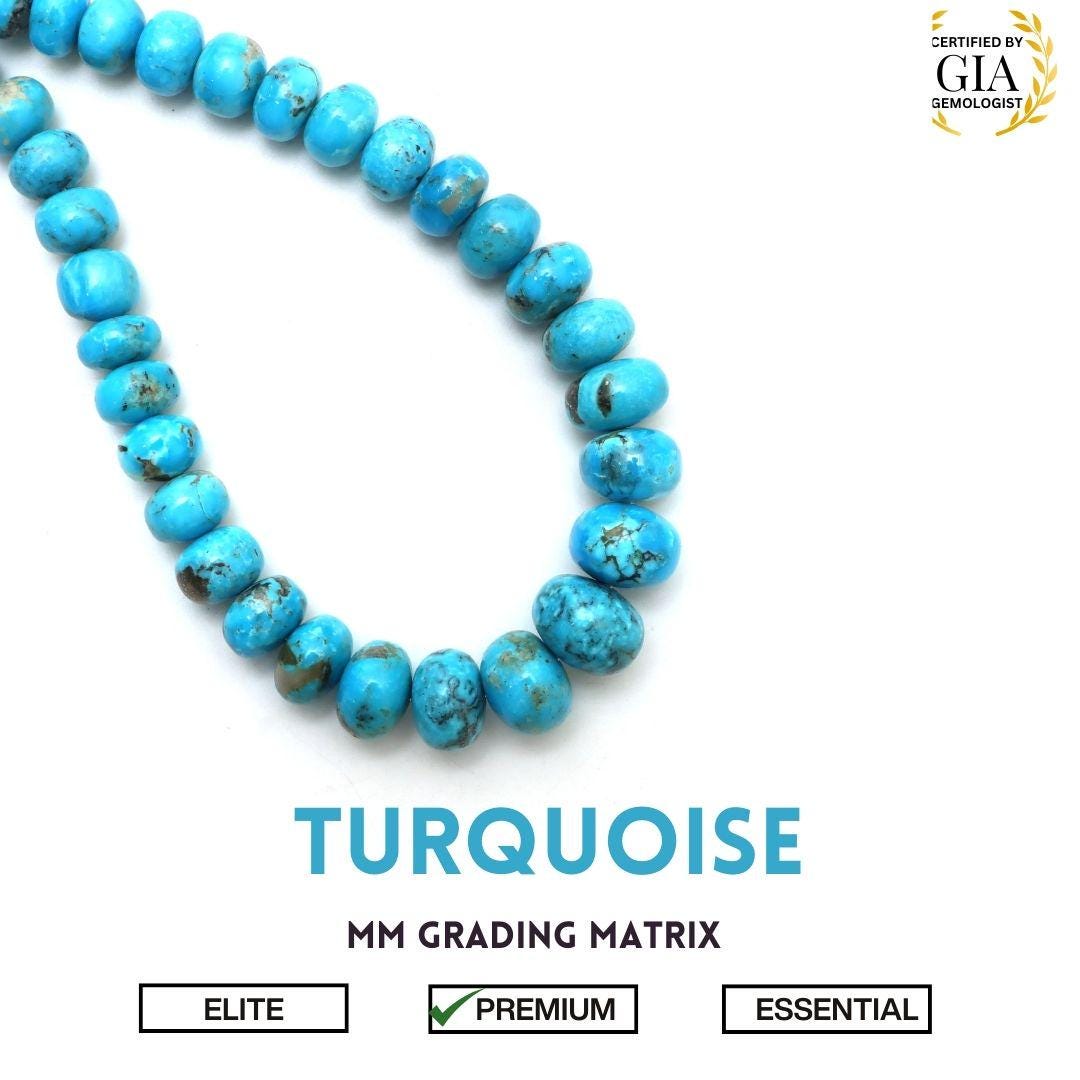 Turquoise Smooth Rondelle Beads, Vibrant Plain 9 Mm To 15.5 Mm Beads For Jewelry Making, Unique Gift For Craft Lovers, 20 Inches Strand