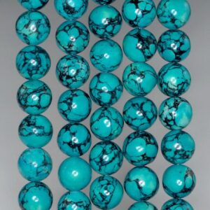 10mm Blue Turquoise Gemstone Aqua Swirls Round 10mm Loose Beads 16 inch Full Strand LOT 1,2,6 and 12 (90186739-774) 10mm Blue Turquoise Gemstone Aqua Swirls Round 10mm Loose Beads 16 inch Full Strand LOT 1,2,6 and 12 (90186739-774)