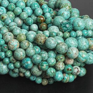 Genuine Natural Turquoise Gemstone Beads 6MM 8MM 10MM 12MM Blue Green Round AA Quality Loose Beads Genuine Natural Turquoise Gemstone Beads 6MM 8MM 10MM 12MM Blue Green Round AA Quality Loose Beads