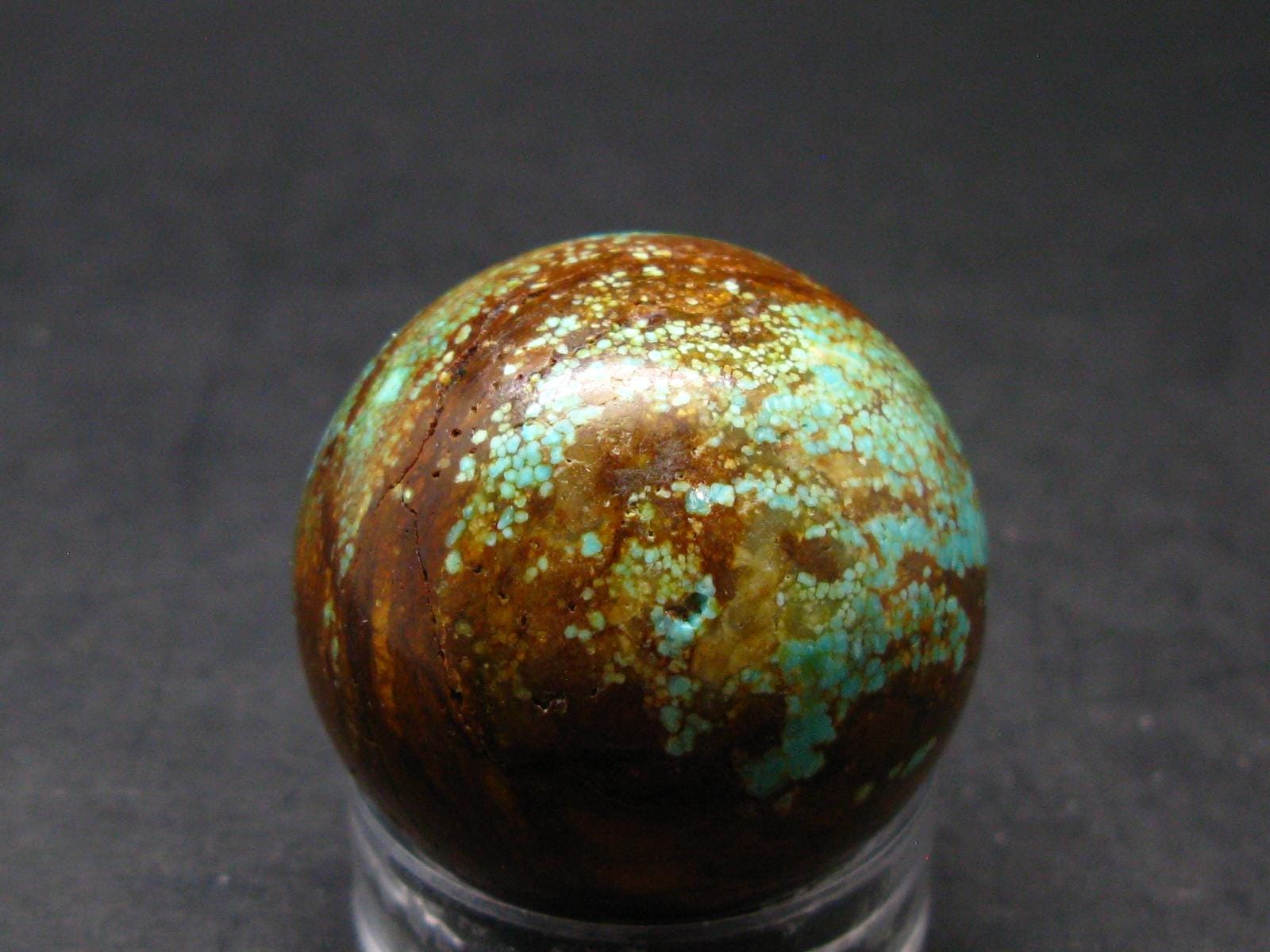 Genuine Turquoise Ball Sphere From Usa - 1.3" - 51.75 Grams