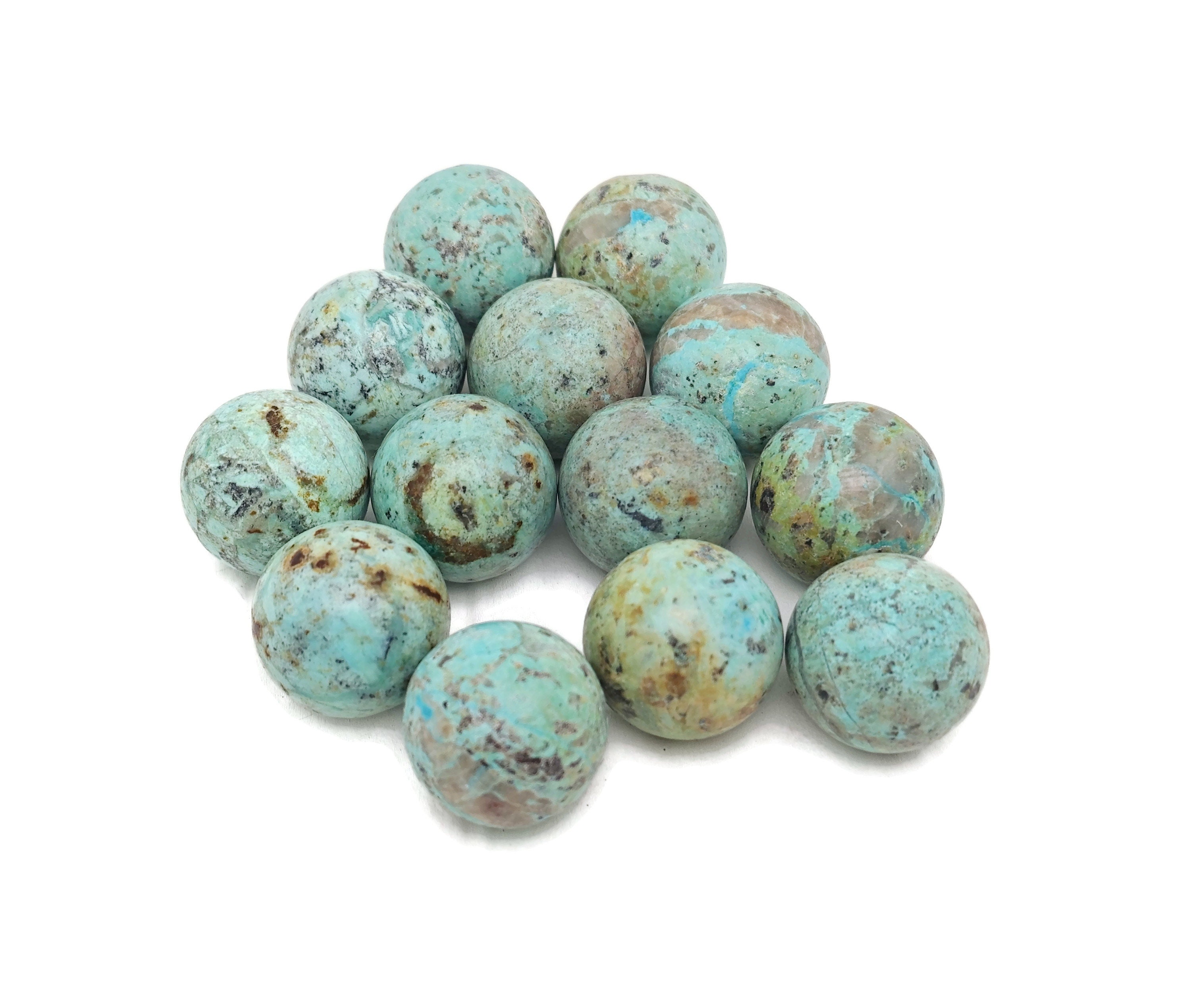 Turquoise Sphere Gemstone – Crystal Sphere - Healing Stone – Crystal Ball – Crystal Décor – 20mm - Sp1136