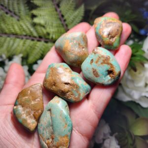 Natural Turquoise Stone - Natural Turquoise - Tumbled Turquoise - Turquoise Crystal - Turquoise Stone - Polished Turquoise - Turquoise
