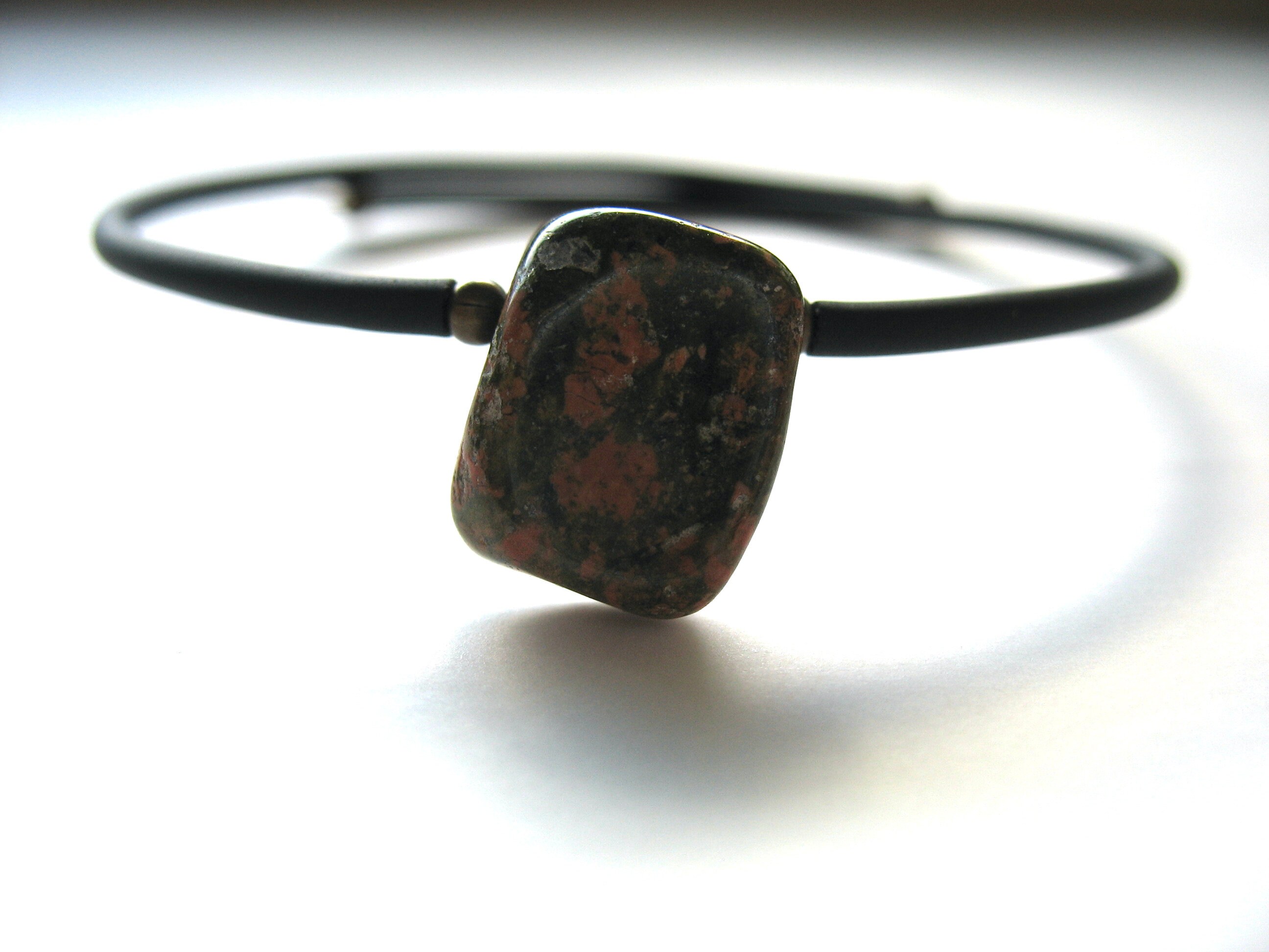 Unakite Gemstone Beaded Cuff Bracelet Jewelry Handmade In Usa Unakite Gemstone Beaded Cuff Bracelet Jewelry Handmade In Usa