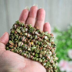 30" Natural Unakite Chip Crystal Beads - Gemstone Beads 30" Natural Unakite Chip Crystal Beads - Gemstone Beads