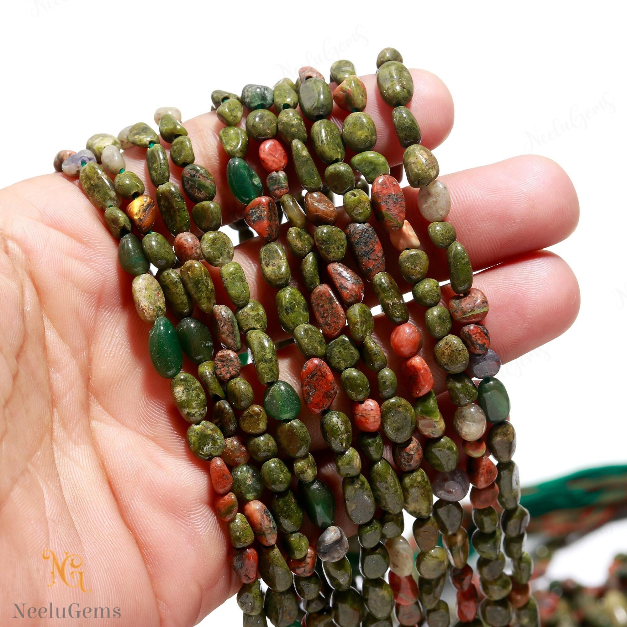 Aaa+ Unakite Jasper Smooth Nugget Beads,natural Unakite Jasper Tiny Pebble Nugget Beads,13" Tumble Gemstone Beads For Handmade Jewelry Aaa+ Unakite Jasper Smooth Nugget Beads,natural Unakite Jasper Tiny Pebble Nugget Beads,13" Tumble Gemstone Beads For Handmade Jewelry