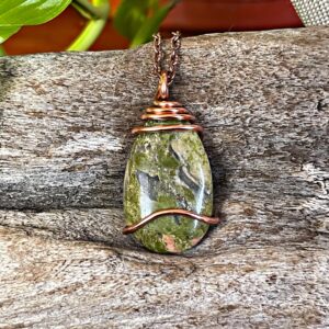 Unakite Necklace - Boho Jewelry for Her