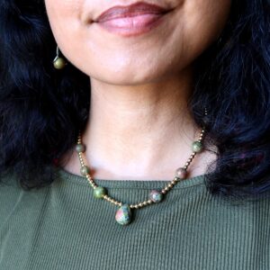 Unakite Necklace Dreamer Designer Stone