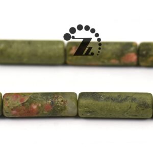 Unakite,15" Full Strand Natural Unakite Beads,matte Tube Beads,genuine Unakite Stone,polished Stones,healing Stone,4x13mm Unakite,15" Full Strand Natural Unakite Beads,matte Tube Beads,genuine Unakite Stone,polished Stones,healing Stone,4x13mm