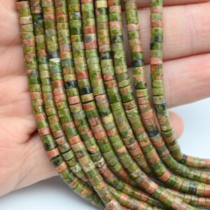 2x4mm Unakite Rondelle Beads,heishi Gemstone Beads,for Jewelry Making Beads,wholesale Loose Beads,for Bracelet Beads/necklace Beads. 2x4mm Unakite Rondelle Beads,heishi Gemstone Beads,for Jewelry Making Beads,wholesale Loose Beads,for Bracelet Beads/necklace Beads.