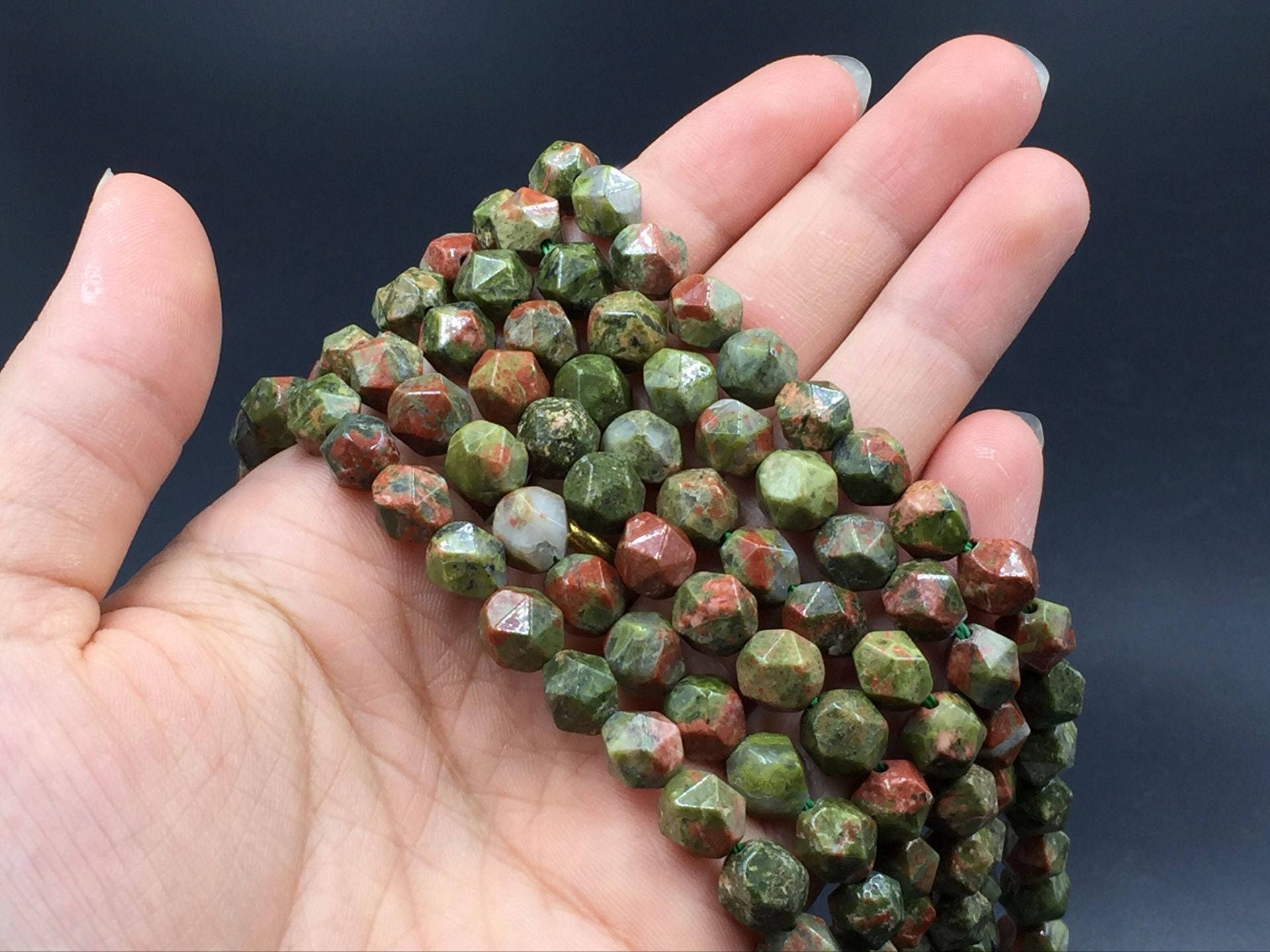 8mm Faceted Unakite Jasper Beads Green&pink Unakite Gemstone Cube Beads Hexagon Beads Stone Beads Semiprecious Beads 15.5" Strand 8mm Faceted Unakite Jasper Beads Green&pink Unakite Gemstone Cube Beads Hexagon Beads Stone Beads Semiprecious Beads 15.5" Strand