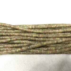 Genuine New Unikite 4mm Heishi Green Pink Unakite Gemstone Loose Beads 15 inch Jewelry Supply Bracelet Necklace Material Support Wholesale Genuine New Unikite 4mm Heishi Green Pink Unakite Gemstone Loose Beads 15 inch Jewelry Supply Bracelet Necklace Material Support Wholesale