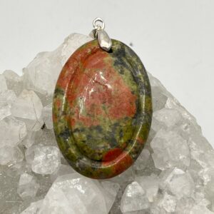 Unique Unakite Pendant