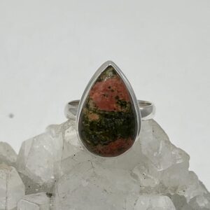 Abstract Unakite Ring, Size 10