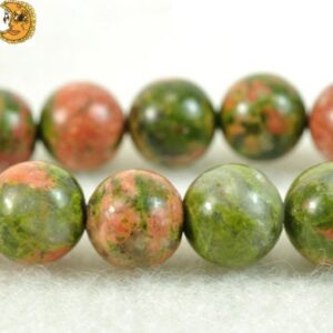 Unakite Smooth Round Beads 6mm 8mm 10mm 12mm 14mm For Choice,15" Full Strand Unakite Smooth Round Beads 6mm 8mm 10mm 12mm 14mm For Choice,15" Full Strand